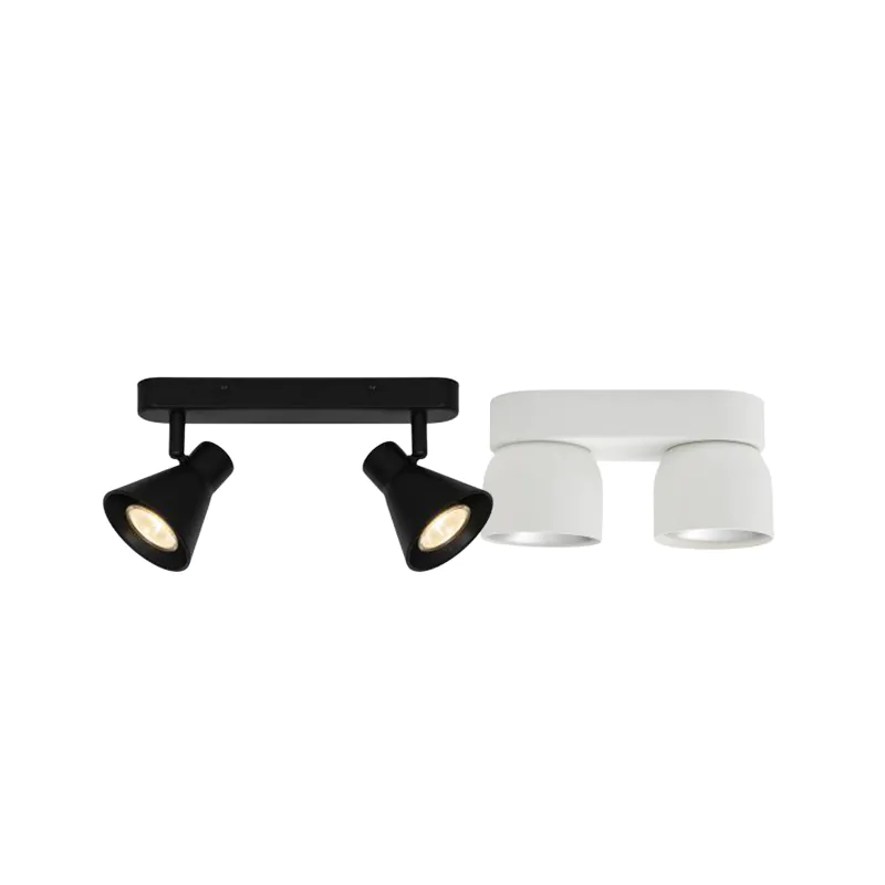 2 spot taklampe
