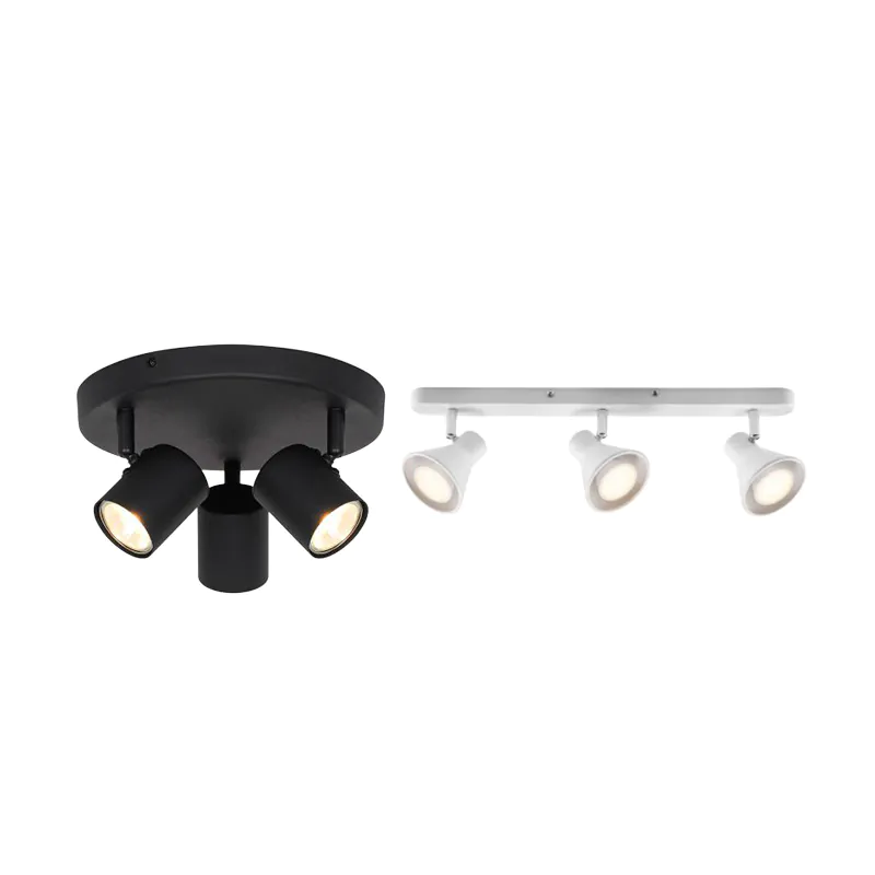 3 spot taklampe
