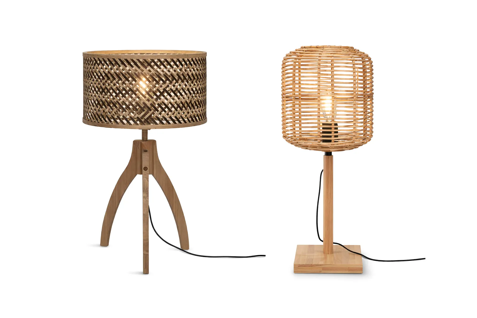 Bambus bordlamper