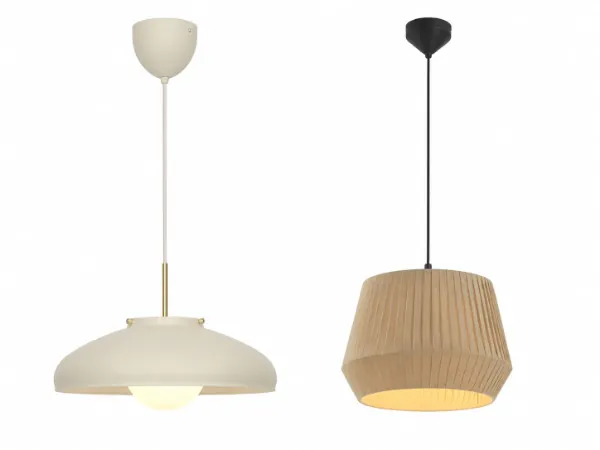 Beige pendellamper