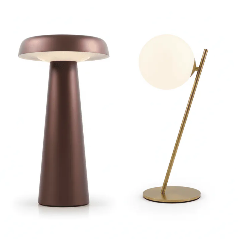 Bordlamper messing