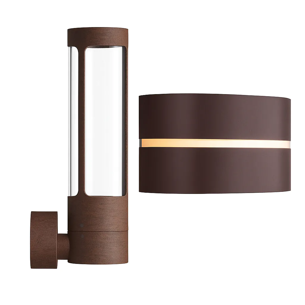 Brune design vegglamper