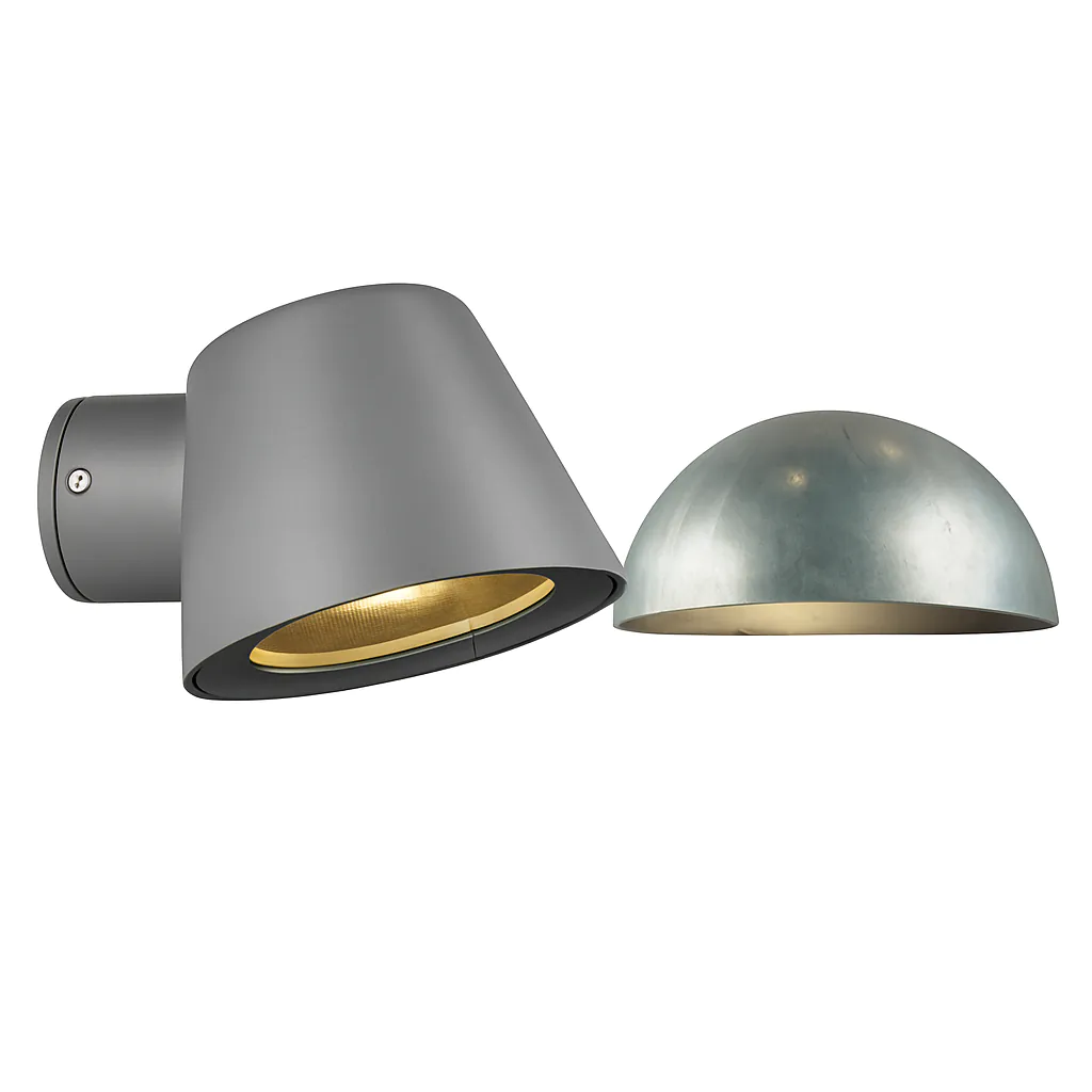 Grå design vegglamper