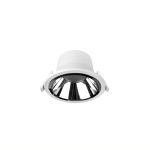 Noxion LED Downlight Apollo 9W 1100lm 60D - 840 Kald Hvit | 145mm - Utskjæring 120mm - Alu Reflektor - UGR <19