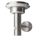 Ledvance LED Veggbelysning Endura Stil Dobbelt Circle Steel 6W 400lm - 830 varm hvit | Solar - Bevegelses- og lyssensor 