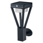Ledvance LED Veggbelysning Udendørs Endura Stil Svart 6W 550lm - 830 Varm Hvit | IP44 - Bevegelses- og Lyssensor