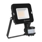 Ledvance LED flomlys Kompakt svart 20W 2000lm 100D - 840 kald hvit | IP65 - symmetrisk - Bevegelses- og lyssensor