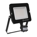 Ledvance LED flomlys Kompakt svart 50W 5000lm 100D - 840 kald hvit | IP65 - symmetrisk - Bevegelses- og lyssensor