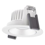 Ledvance LED spot Adjust Aluminium Hvit 8W 640lm 36D - 927 ekstra varm hvit | Utskjæring 68mm - IP20 - beste fargegjengivelse - dimbar