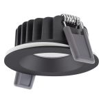 Ledvance LED spot Air Fix Aluminium svart 6W 510lm 36D - 930 varm hvit | Utskjæring 68mm - IP65 - beste fargegjengivelse - dimbar