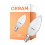 Osram Classic LED E14 Mignon Matt 7.5W 806lm - 840 Kald Hvit | Erstatter 60W