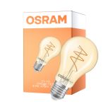Osram Vintage 1906 LED Classic Slim E27 Pære Filament Gull 4.9W 470lm - 927 Ekstra Varm Hvit | Beste Fargegjengivelse - Dimbar - Erstatter 40W