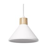 Ledvance Decor Gips/Stål/Tre Pendel Lampe Hvit | Egnet for E27