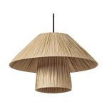 Ledvance Decor Bamboo Papir/Stål Hut 400 Brun | Egnet for E27