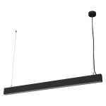 Ledvance LED Office Line Cuboid Tak Svart 42W 4400lm - 840 Kald Hvit | 3-Trinn Dimbar 