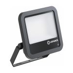 Ledvance LED Flomlys Aluminium Svart 69W 10000lm 100D - 840 Kald Hvit | IP66 - Lyssensor - Symmetrisk