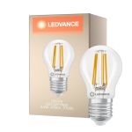 Ledvance Classic LED E27 Pære Filament Klar 3.4W 470lm - 827 Ekstra Varm Hvit | Dimbar - Erstatter 40W