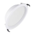 Ledvance LED Downlight Comfort Opal Aluminium Hvit 30W 3600lm 180D - 930-940 CCT | 215mm - Utskjæring 200mm - IP44 - Beste Fargegjengivelse - Zigbee Dimbar 