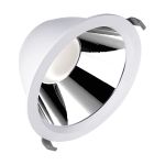 Ledvance LED Downlight Comfort Aluminium Hvit 30W 3600lm 55D - 930-940 CCT | 215mm - Utskjæring 200mm - IP44 - Beste Fargegjengivelse - UGR<19 - Zigbee Dimbar 
