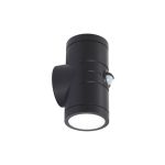 Ansell Veggbelysning Reef Svart Up & Down - Udendørs - 10W 885lm 90D - 830-840-860 CCT | IP65 -Bevegelses- og Lyssensor