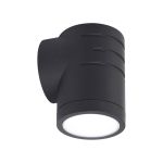 Ansell LED Veggbelysning Reef svart 5W 425lm 90D - 830-840-860 CCT | IP65 - Opp og ned - Udendørs