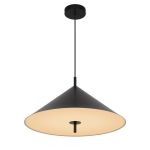 D'Lite Pendel Lampe Crochte Metall Og Plast Matt Svart | Egnet Til 3x E27