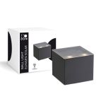 D'Lite Veggbelysning Elingen Solar Svart Up & Down - 830 Varm Hvit | IP54