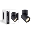 D'Lite Tak Spot Clio Svart Vippbar| Egnet for 1x GU10