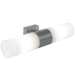 Nordlux Tangens Veggbelysning Glass og Metall Grå | IP44 - Egnet for 2x E14
