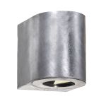 Nordlux Canto 2 Veggbelysning Stål Sølv Up & Down 10.6 W 500lm - 830 Varm Hvit