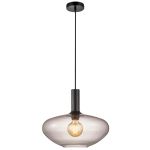 Nordlux Alton Pendel Lampe Glass Svart | Egnet for E27