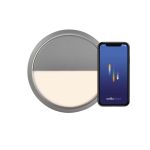 Nordlux Ava Smart LED-taklampe grå 9.5W 600lm 159D – 827 - ekstra varm hvit | dimbar - IP54