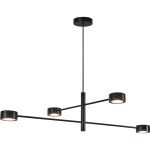 Nordlux Pendel lampe Clyde 20W 827 350lm 120D svart - Metall | dimbar - ekstra varm hvit