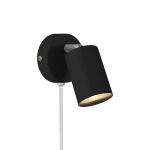 Nordlux Explore Veggbelysning Metall og Ceramic Svart | Egnet for GU10