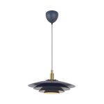 Nordlux Bretagne 38 Pendel Lampe Metall Grå | Egnet for 1x G9
