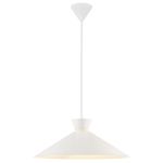 Nordlux Dial 45 Pendel Lampe Metall Hvit | Egnet for 1x E27