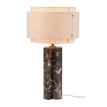 DFTP by Nordlux Bordlampe Takai Marmor og Tekstil Beige | Egnet for 1x E27