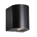 Nordlux Canto 2 Veggbelysning Aluminium Svart Up & Down 10.6W 500lm - 830 Varm Hvit