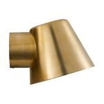 Nordlux Aleria Veggbelysning Glass Messing | Egnet for GU10