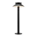 Nordlux Solar Sokkelampe Justina Metall Svart 5W 400lm - 830 Varm Hvit | Bevegelses- og Lyssensor