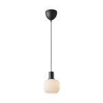 Nordlux Milford Mini Svart Pendel Lampe Glass Svart | Egnet for 1x E27