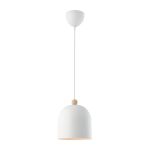 Nordlux Gaston Pendel Lampe Metall og Tre Hvit | Egnet for E27
