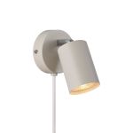 Nordlux Explore Veggbelysning Metall Beige | Egnet for GU10