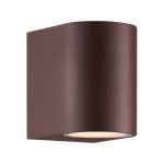 Nordlux Dion Veggbelysning Aluminium Rusten | Egnet for 1x GU10