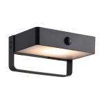 Nordlux Saulio Veggbelysning Aluminium Svart 4.45W 370lm - 830 Varm Hvit | IP44 - Solar