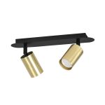 Emibig Taklampe Zen Stål Svart | Egnet for 2x GU10 - Max 10W