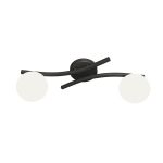Emibig Taklampe Opus Stål Svart | Egnet for 2x E14 - Max 10W