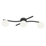 Emibig Taklampe Opus Stål Svart | Egnet for 3x E14 - Max 10W