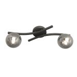 Emibig Taklampe Opus Stål Svart | Egnet for 2x E14 - Max 10W