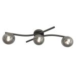 Emibig Taklampe Opus Stål Svart | Egnet for 3x E14 - Max 10W